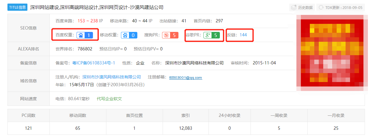 SEO - 查看網(wǎng)站權(quán)重